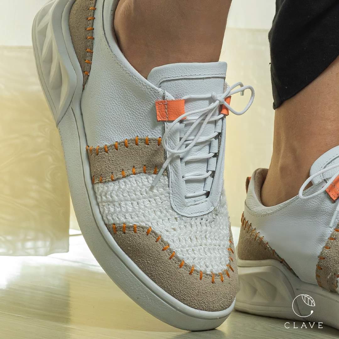 Crochê leather Sneaker