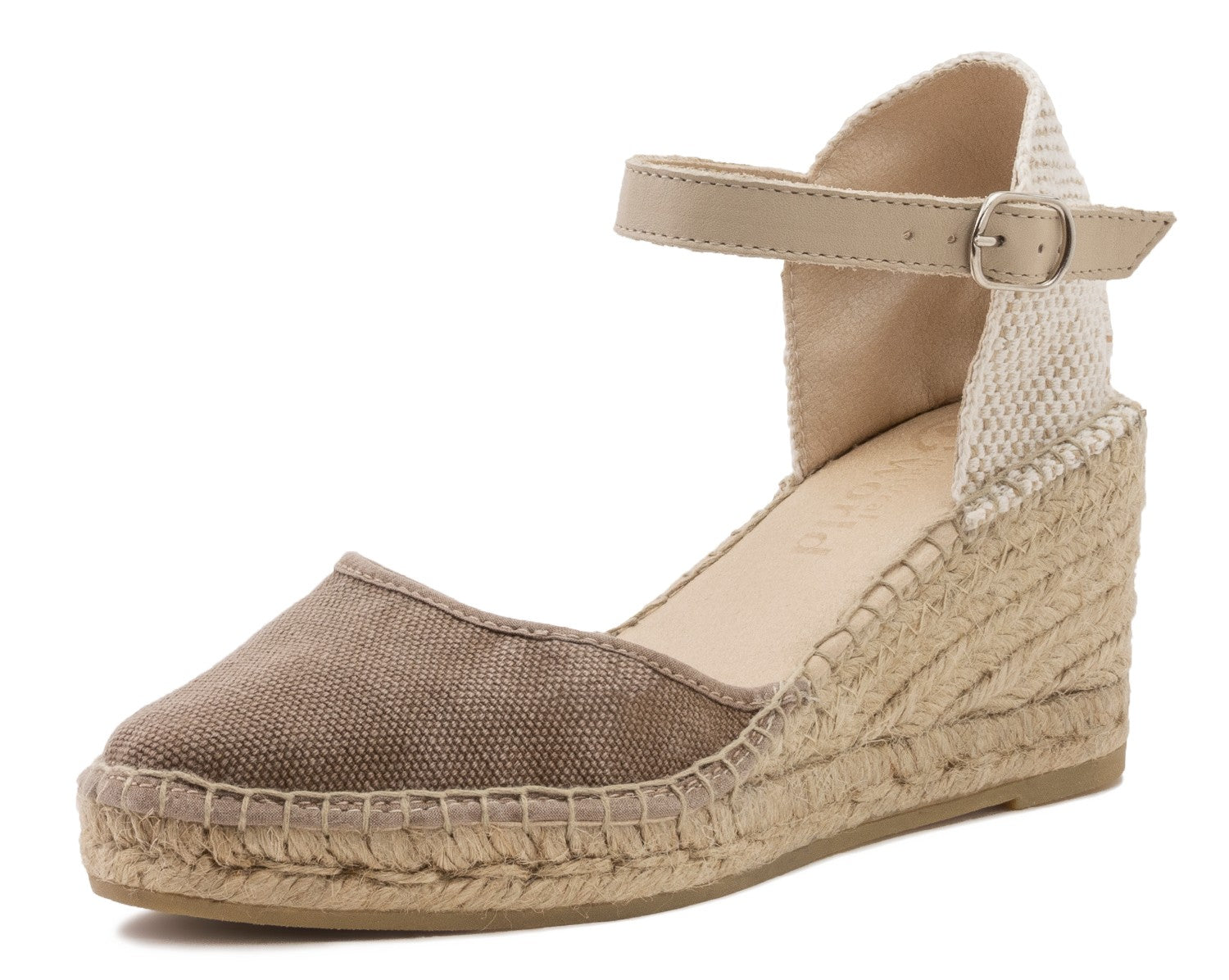Natural World Eco Hi-Top Espadrille Beige