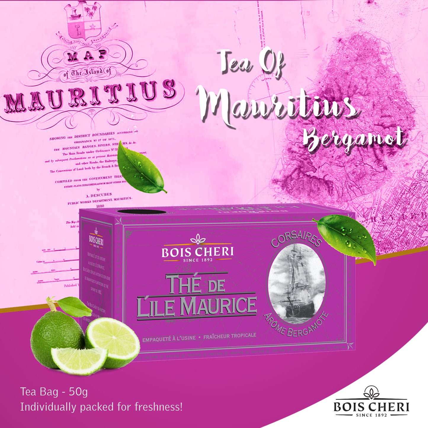 Tea of Mauritius - Corsaires Earl Grey